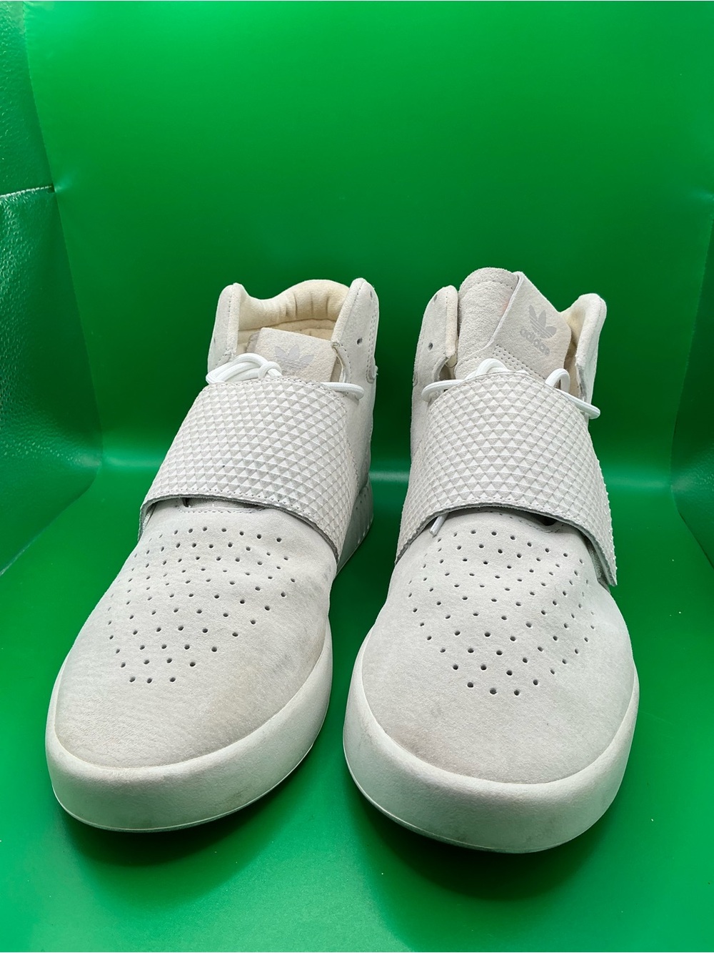 adidas Tubular Invader High Top Strap white Men's Sneakers BB5038